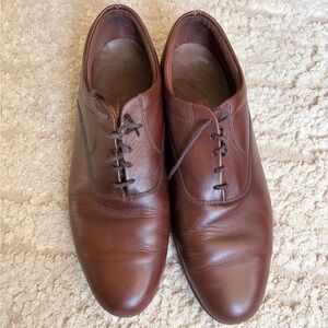 Thom McAn Men's Brown Leather Oxfords 11